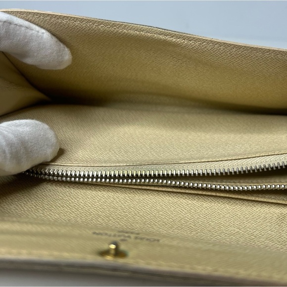 ♥️LOUIS VUITTON Portefeuille Damier Azur Long Sarah Bifold Wallet | PRELOVED!! - Picture 9 of 16